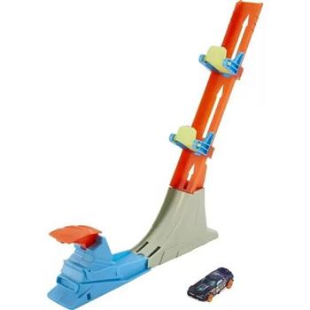 HOT WHEELS LET´S RACE - PISTA DE ACROBACIAS - LANÇAMENTO VERTICAL