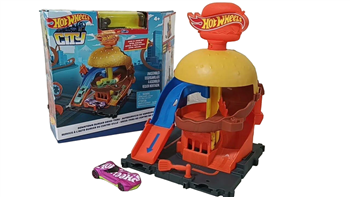 HOT WHEELS PISTA CITY DOWNTOWN HAMBURGUERIA