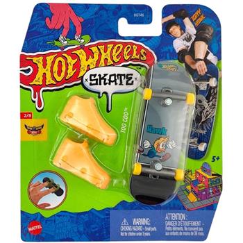 HOT WHEELS SKATE DE DEDO + TENIS - TOO COO - TONY  HAWK