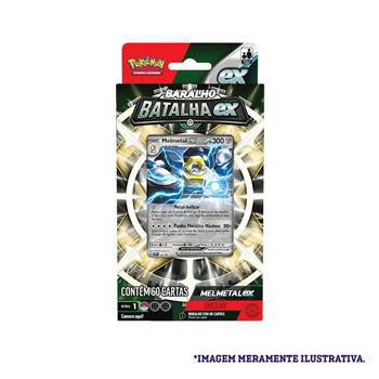 JOGO DE CARTAS POKEMON - DECK BATALHA - MELMETAL ex - COPAG