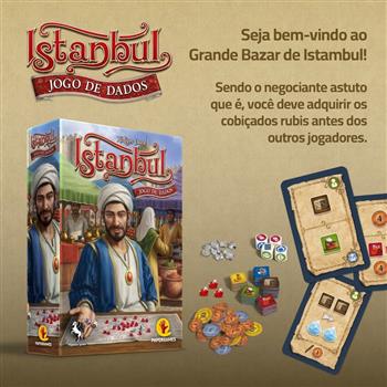 JOGO DE DADOS ISTANBUL - PAPERGAMES