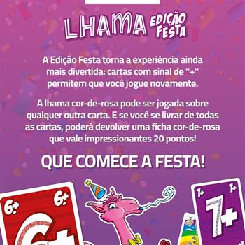 JOGO LHAMA EDIÇÃO FESTA - PAPERGAMES