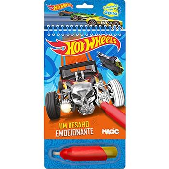 LIVRO AQUABOOK HOT WHEELS - UM DESAFIO EMOCIONANTE
