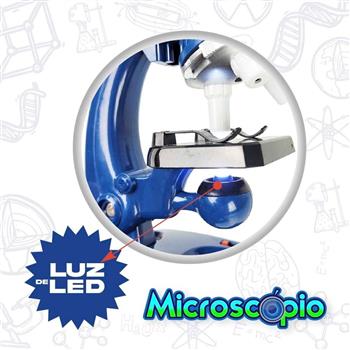 MICROSCOPIO SMART INFANTIL - 100x - 400x e 1200x