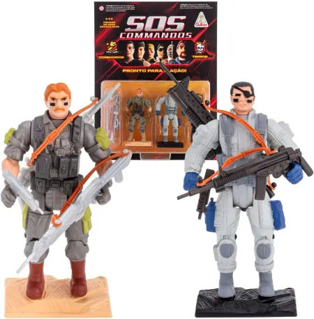 SOS COMMANDOS - WILLIE GO vs MATTONE (FIGURAS E ACESSORIOS)
