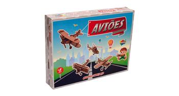 QUEBRA CABEÇA 3D -  AVIÃO TRIPLANO