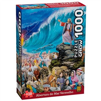 QUEBRA CABEÇA - ABERTURA DO MAR VERMELHO - 1000 PEÇAS - GROW