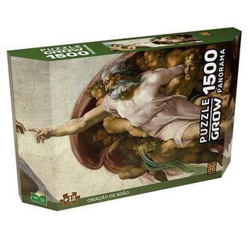 QUEBRA CABEÇA - CRIAÇÃO DE ADÃO  - 1500 PEÇAS - GROW