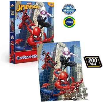QUEBRA CABEÇAS 2D - SPIDER-MAN - HOMEN-ARANHA - 200 PEÇAS