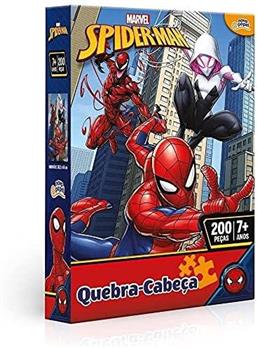 QUEBRA CABEÇAS 2D - SPIDER-MAN - HOMEN-ARANHA - 200 PEÇAS
