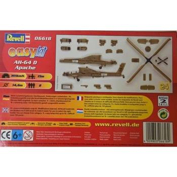 REVELL - 1/100 - AH-64D APACHE - EASY KIT - INICIANTE
