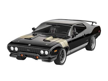 1/24 - VELOZES E FURIOSOS - 1971 PLYMOUTH GTX DOMINIC TORETTO - REVELL - #67692