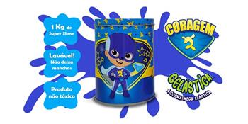 SUPER SLIME AVENTUREIROS - AZUL - LUCCAS NETO - GELASTICA