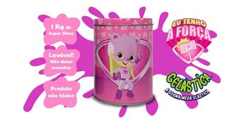 SUPER SLIME AVENTUREIROS - ROSA - JESSICA- GELASTICA