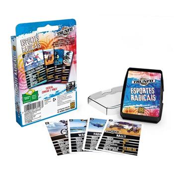 JOGO DE CARTAS SUPER TRUNFO ESPORTES RADICAIS