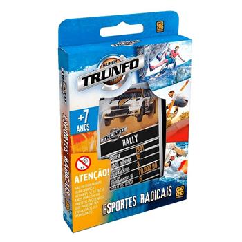 JOGO DE CARTAS SUPER TRUNFO ESPORTES RADICAIS