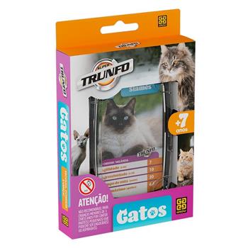 JOGO DE CARTAS SUPER TRUNFO GATOS