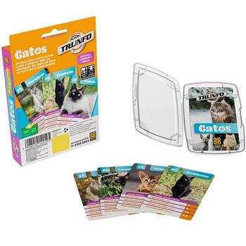 JOGO DE CARTAS SUPER TRUNFO GATOS