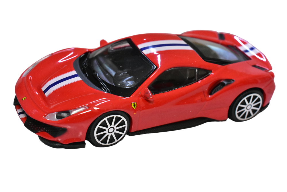FERRARI 488 PISTA VERMELHA ? SUPERCARRO EM MINIATURA 1/43