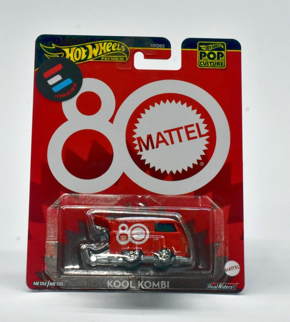 HOT WHEELS PREMIUM KOOL KOMBI 80 ANOS MATTEL 1/64 METAL