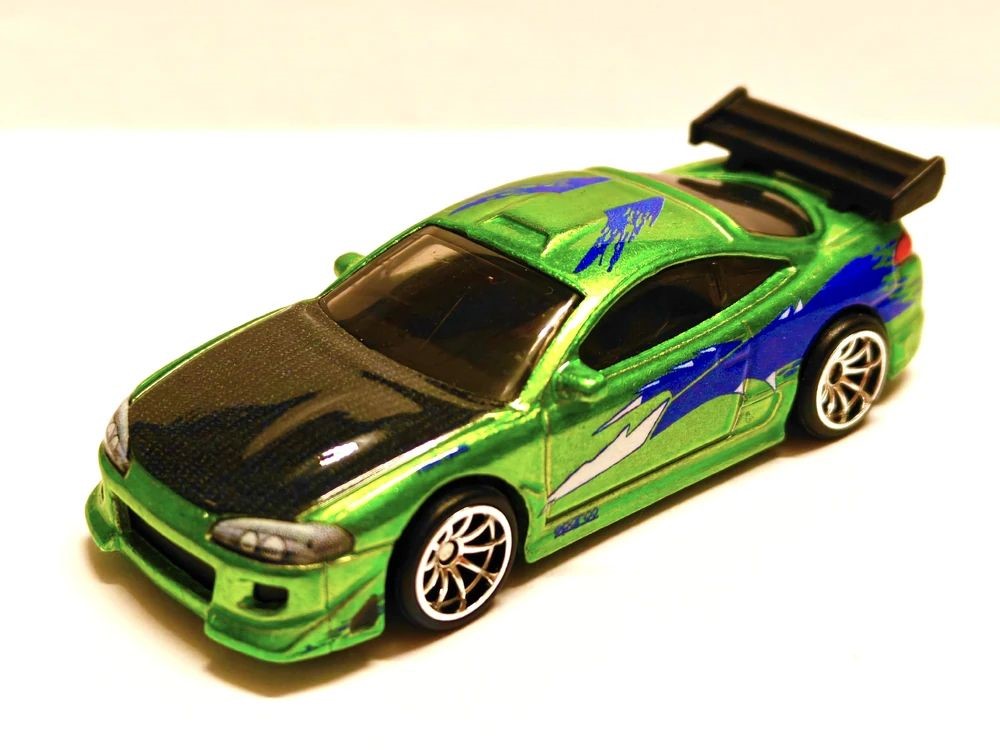 ミニカー 1995 Mitsubishi Eclipse Fast & Furious 1:24 1995 MITSUBISHI ECLIPSE JDM - Miniaturas colecionáveis para a