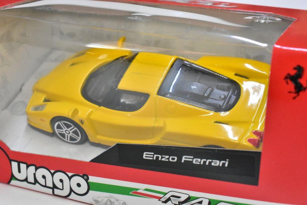 ENZO FERRARI AMARELO 1:43 BBURAGO | COLEÇÃO DE CARROS NO BRASIL