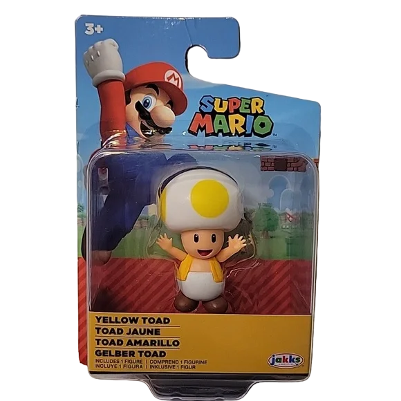 SUPER MARIO - FIGURA 6cm - TOAD AMARELO