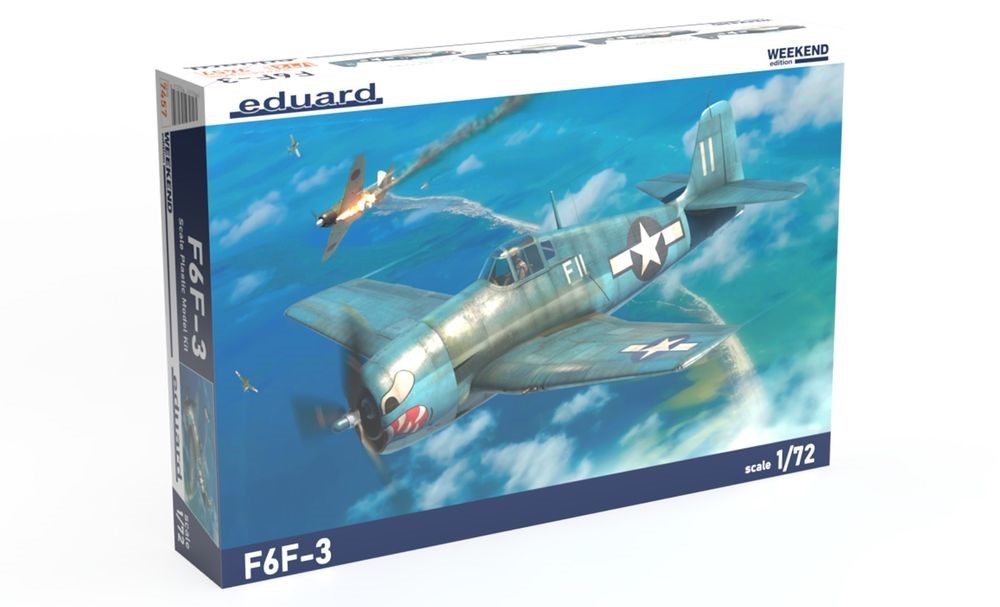 F6F-3 HELLCAT 1/72 WEEKEND EDITION EDUARD | PLASTIMODELISMO