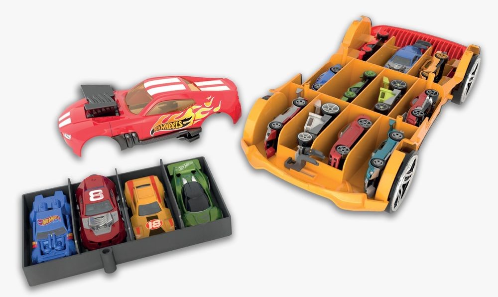 MALETA RADICAL HOT WHEELS - CASE PARA 15 CARRINHOS FUN