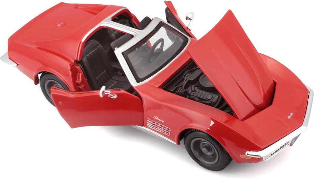 MAISTO - 1/24 CORVETTE STINGRAY 1970 - VERMELHO