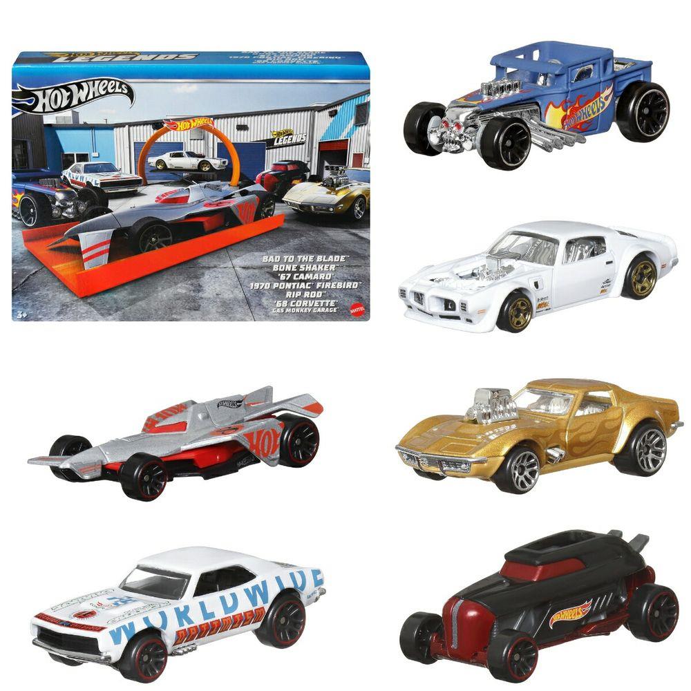 HOT WHEELS LEGENDS TOUR 2024 - PACK 6 CARROS