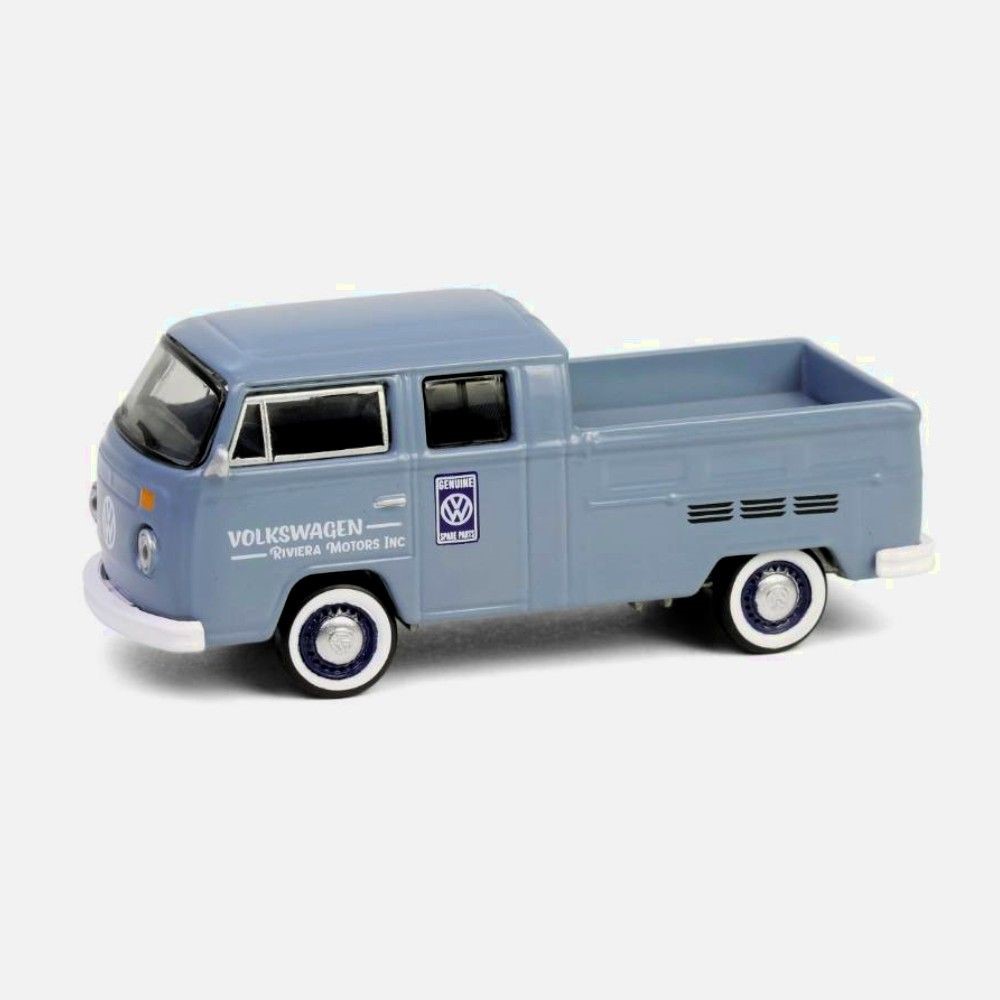 MINIATURA VW TYPE 2 1978 PICKUP CABINE DUPLA | GREENLIGHT V-DUB