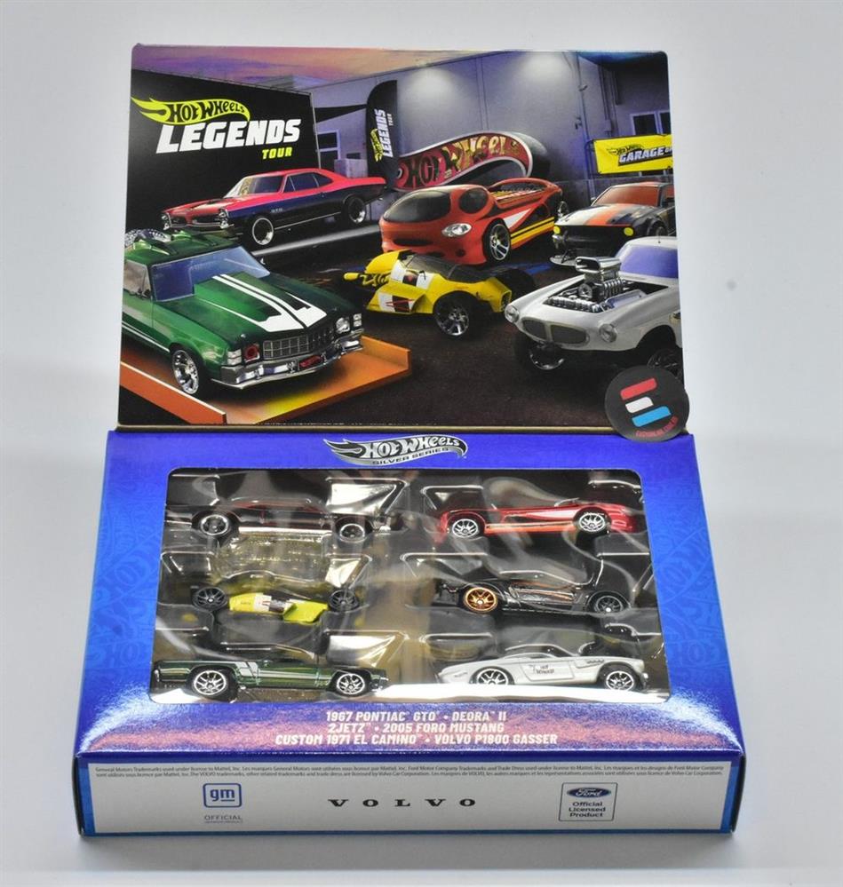 HOT WHEELS LEGENDS TOUR 2025: PACK COM 6 CARROS MINIATURA