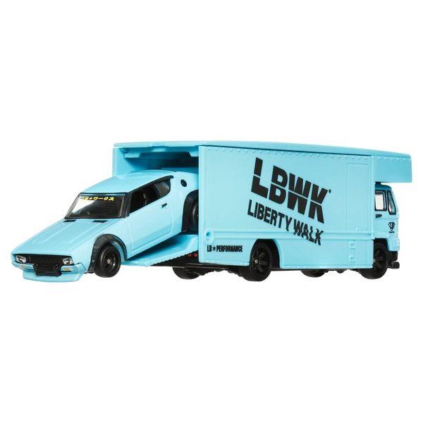 HOT WHEELS TEAM TRANSPORT #69 NISSAN SKYLINE 2000GT-R & FLEET