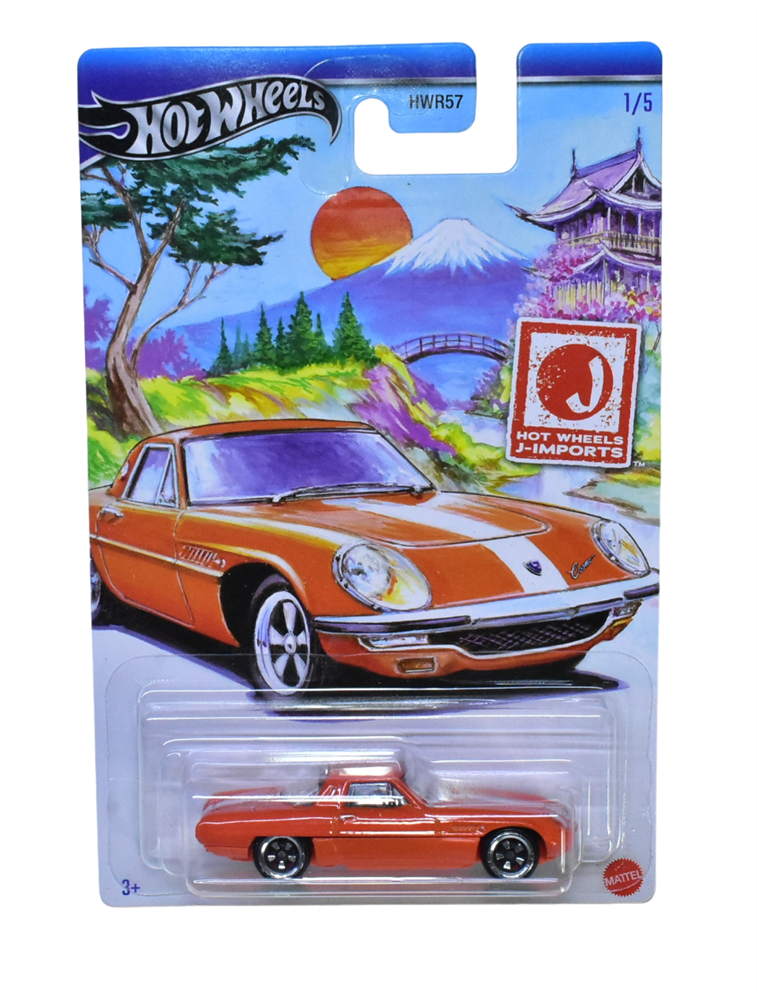 MAZDA Cosmo Sport 1/43 ミニカー HOT WHEELS J-IMPORTS: 1968 MAZDA COSMO SPORT MINIATURA