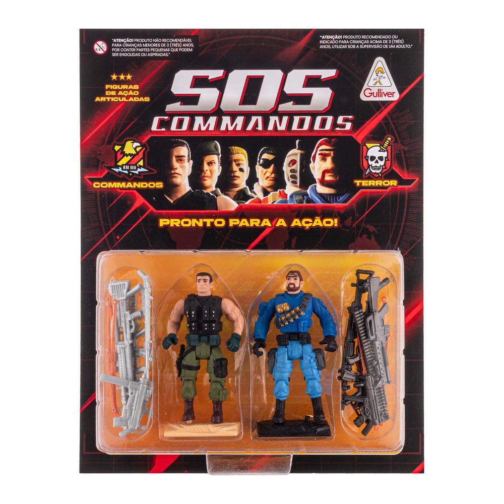 SOS COMMANDOS CRONOS & SHARK | GULLIVER FIGURAS