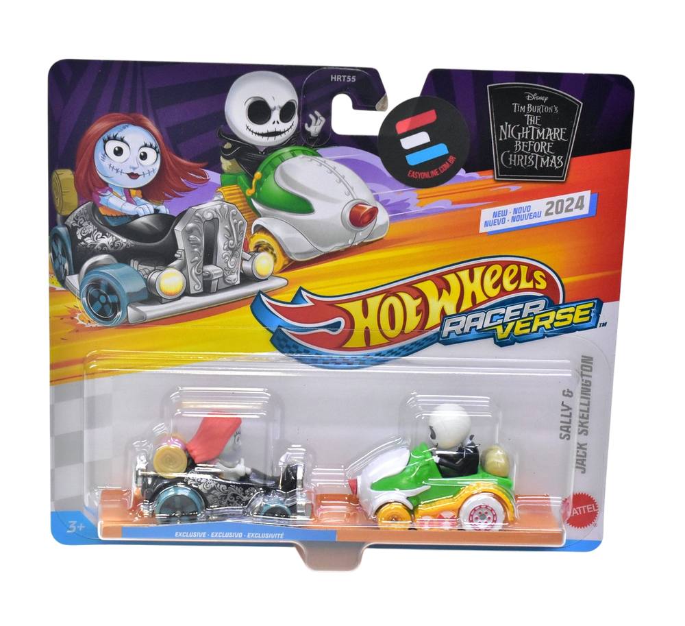 HOT WHEELS RACERVERSE PACK SALLY E JACK SKELLINGTON