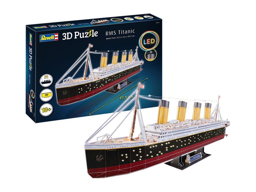 REVELL - QUEBRA CABEÇA 3D - TITANIC - 80cm