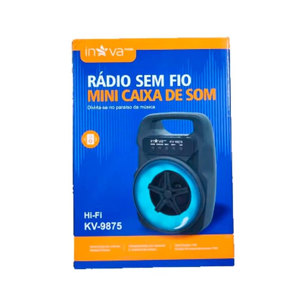 Caixa de Som Bluetooth - INOVA - KV-9875 : ÁUDIO - CAIXAS DE SOM ...