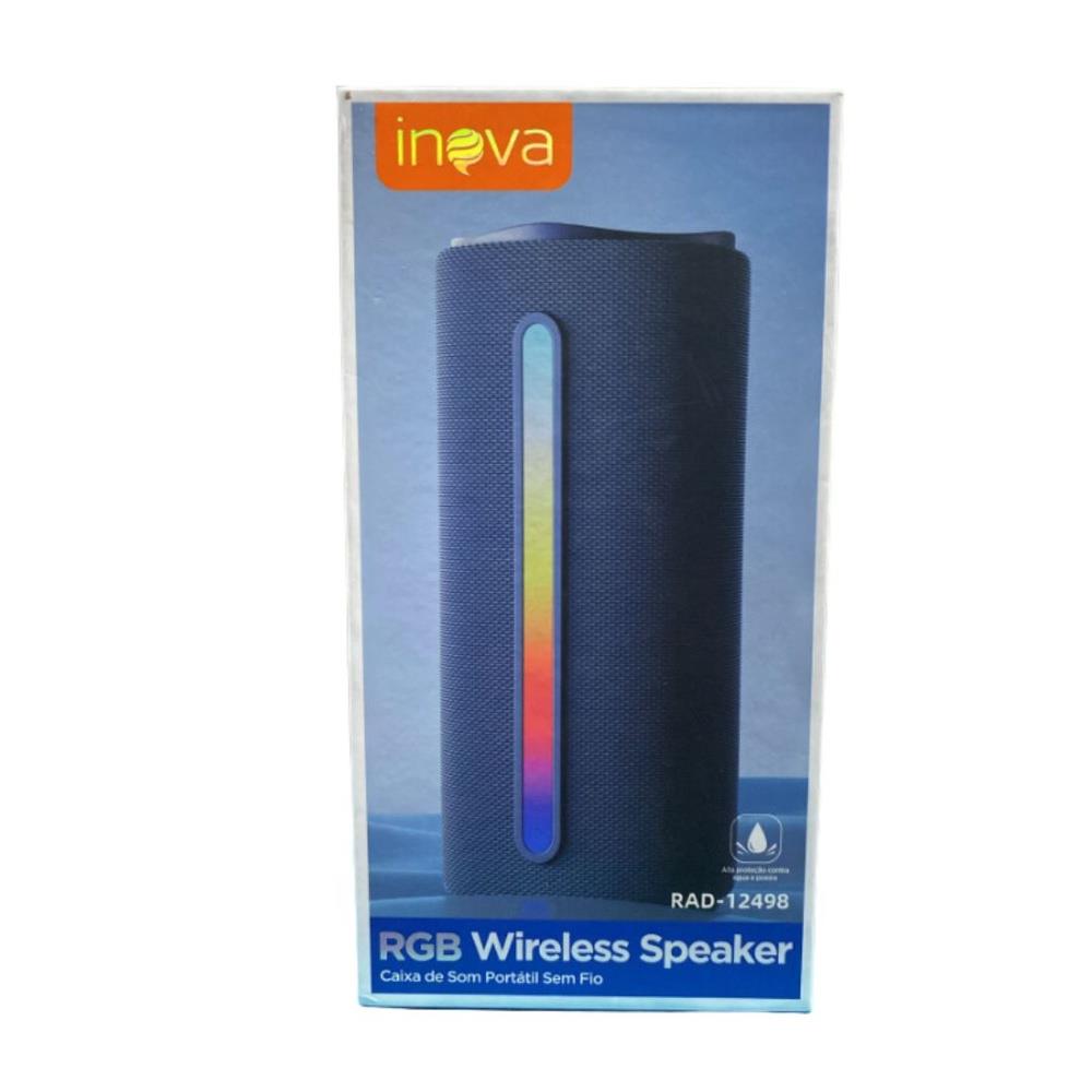 Caixa de Som Portátil sem Fio - Inova- RAD-12498 : ÁUDIO - CAIXAS DE ...