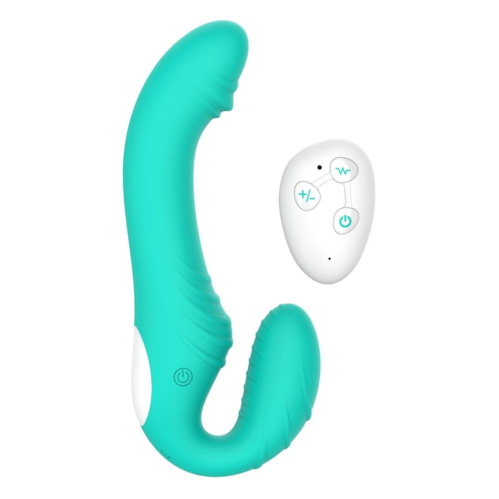 Vibrador Strapless para Lésbicas ou Inversão com Controle Remoto - Fascinare