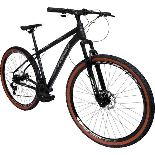 Bicicleta Aro 29 Rino Everest Xr 21v Shimano Faixa Marrom : Rino
