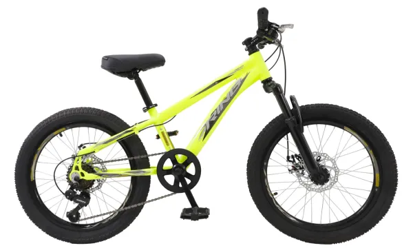 BICICLETA ARO 20 RINO INFANTIL - 7 VELOCIDADES FREIO A DISCO