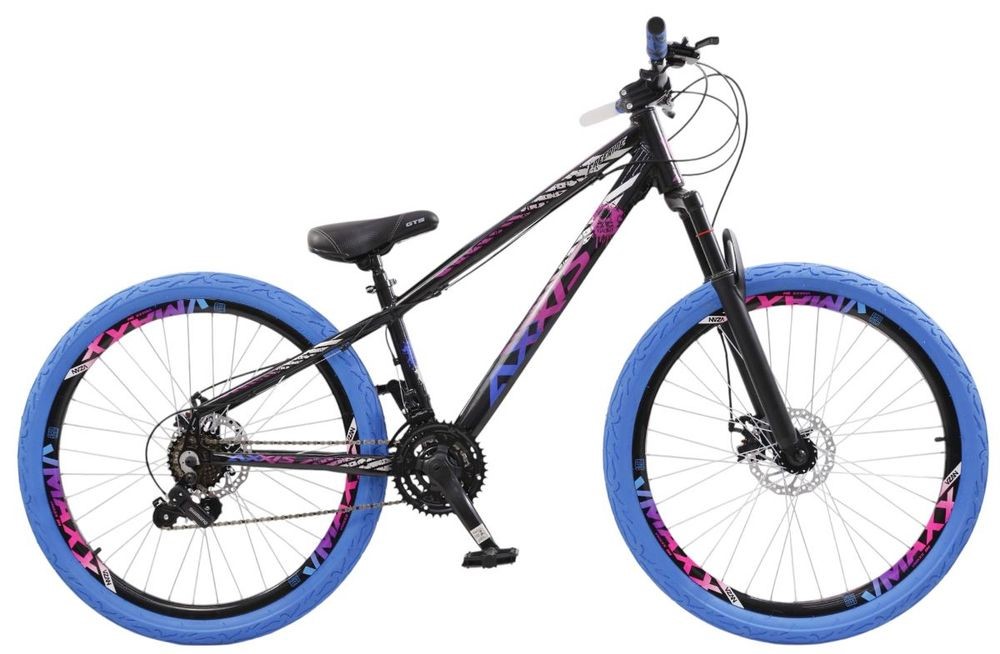 Bicicleta Aro 26 Axxis Freeride 21v Shimano Pneu Colorido