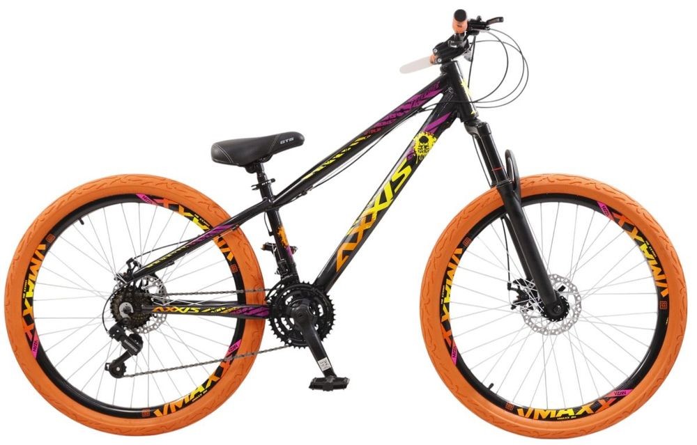 Bicicleta Aro 26 Axxis Freeride 21v Shimano Pneu Colorido
