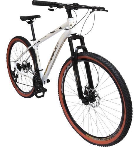 Bicicleta Aro 29 Rino Everest Xr 21v Shimano Faixa Marrom :