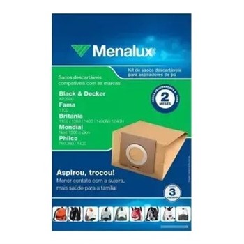 Kit com 3 Sacos SIM01 Electrolux | 41035278 | A09748901