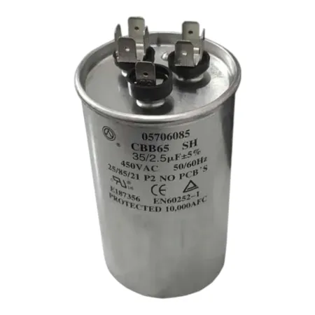 Capacitor Duplo 35+2,5uF 450VAC 05706085 Midea Springer Carrier