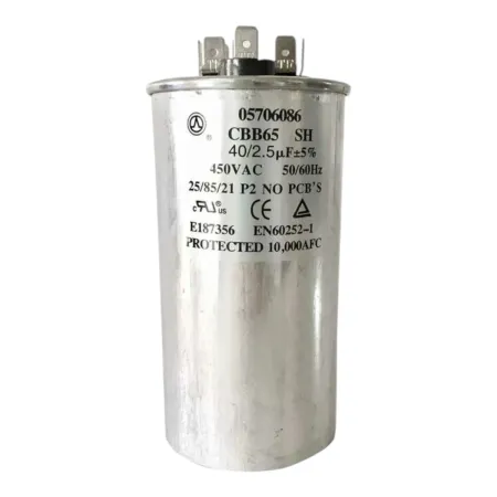 Capacitor Duplo 40+2,5uF 450VAC 05706086 Midea Springer Carrier