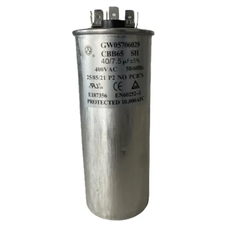 Capacitor Duplo 40+7,5uF 400VAC GW05706029 Midea Springer